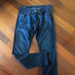 Abercrombie & Fitch Men’s Jeans Pants 29W 30L Navy Blue Stretch Jeans Pant